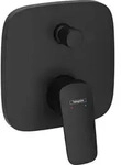 hansgrohe Logis Einhebel-Wannen-Armatur 71405670 mattschwarz, Unterputz, 15,5x15,5 cm