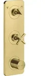 hansgrohe Fertigmontageset 36703950 UP-Thermostatmodul 380x120mm, mit Platte,...
