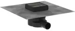 hansgrohe RainDrain Komplettset Punktablauf 56247800 100 x 100 mm, Edelstahl...