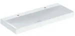 Geberit One Waschtisch 505022015 120x48cm, Hahnloch links und rechts, ohne &Uuml;berlauf,
