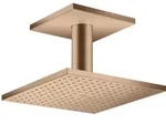 hansgrohe Axor Kopfbrause 35308310 mit Deckenanschluss, brushed red gold