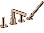 hansgrohe Axor Uno Fertigmontageset 45444300 4-Loch-Wannenrandarmatur, mit...