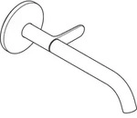 hansgrohe Axor One Fertigmontageset 48112820 Unterputz-Waschtischarmatur, mit...