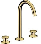 hansgrohe Axor One 3-Loch-Waschtisch-Armatur 48070990 Ausladung 140mm, mit