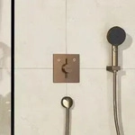 hansgrohe DuoTurn E Mischer 75417140 Unterputz, f&uuml;r 2 Verbraucher, brushed bronze