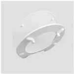 Sanit WC Sitz 4002 (abumed) 56038010000 weiss, Edelstahlscharniere, Pflegebereich