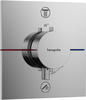 hansgrohe ShowerSelect Comfort E Thermostat 15572000 UP, für 2 Verbraucher, ohne