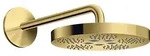 hansgrohe Axor One Kopfbrause 48491990 mit Brausearm, 1jet, polished gold optic