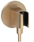 hansgrohe FixFit Porter S Schlauchanschlu&szlig; 26888140 f&uuml;r Handbrause, brushed bronze