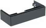 Geberit One Waschtisch-Unterschrank 505074008 103,6 x 50,4 x 47 cm, mattschwarz, 1