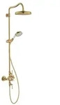hansgrohe Axor Montreux Showerpipe 16572250 mit Thermostat, Kopfbrause, 240mm, 1jet,