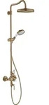 hansgrohe Axor Montreux Showerpipe 16572140 mit Thermostat, Kopfbrause, 240mm, 1jet,