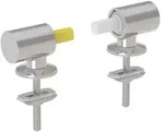 Geberit Scharniere 598035000 Absenkautomatik, verchromt, f&uuml;r WC-Sitz