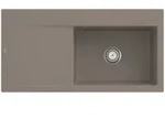 Villeroy und Boch Subway Style 60 Einbausp&uuml;le 336101TR Becken rechts, Ablaufgarnitur