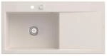 Villeroy und Boch Subway Style 60 Einbausp&uuml;le 336202KR Becken links, Ablaufgarnitur