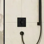 hansgrohe DuoTurn E Mischer 75617670 Unterputz, f&uuml;r 1 Verbraucher, mattschwarz