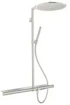 hansgrohe Axor Showerpipe 27984800 mit Thermostat 800, Kopfbrause 350 1jet,...