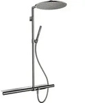 hansgrohe Axor Showerpipe 27984330 mit Thermostat 800, Kopfbrause 350 1jet,...