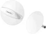 hansgrohe Flexaplus Fertigmontageset 58185700 mattwei&szlig;, Ab-/&Uuml;berlaufgarnitur