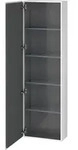 Duravit L-Cube Hochschrank LC1171R1616 50x24,3x176cm, T&uuml;r rechts, Eiche schwarz
