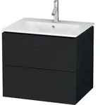 Duravit L-Cube Waschtisch-Unterschrank LC624001616 62 x 48,1 cm, Eiche schwarz, 2