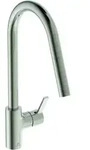 Ideal Standard Gusto K&uuml;chenarmatur BD414GN silver storm, mit hohem Rohrauslauf und