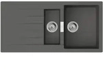hansgrohe Einbausp&uuml;le 43357290 750x490mm, Haupt- und Zusatzbecken, 980 x 480 mm,
