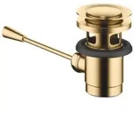 Dornbracht Ablaufgarnitur 10300970-28 1 1/4", mit Kniehebel 185 mm, messing
