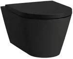 Laufen Kartell Wand-Tiefsp&uuml;l-WC H8213317160001 schwarz matt, sp&uuml;lrandlos, mit