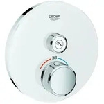 Grohe Grohtherm Smartcontrol Brausethermostat 29150LS0, moon white, 1 Absperrventil