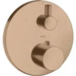 hansgrohe Axor Uno Fertigmontageset 38720310 Unterputz-Thermostat, mit Ab- und