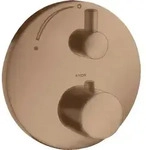 hansgrohe Axor Uno Fertigmontageset 38700310 Unterputz-Thermostat, mit Absperrventil,