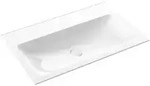 Emco Asis Mineralguss-G&auml;ste-Waschtisch 957711483 wei&szlig;, &Oslash; 800 mm, ohne &Uuml;berlauf,
