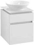 Villeroy & Boch Legato Waschtischunterschrank B56600DH 45x55x50cm, Glossy White