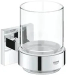 Grohe Start Cube Kristallglas mit Halter 41097000 Chrom