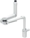 Geberit Clou Waschbeckenablauf 152059211 &Oslash; 40 mm, Raumsparmodell, mit