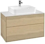 Villeroy und Boch Finion Waschtischunterschrank F10100PC 100x60,3x50,1cm,