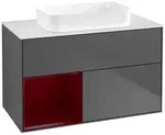 Villeroy und Boch Finion Waschtischunterschrank G651HBGK 100x60,3x50,1cm, Regal...