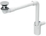 Geberit Waschbeckenablauf 152091211 &Oslash; 32 mm, freier Auslauf und Ventilabdeckung,