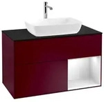 Villeroy und Boch Finion Waschtischunterschrank G782MTHB 100cm, Abdeckplatte...
