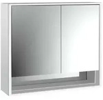 Emco Loft Aufputz-Lichtspiegelschrank 979805210 800x733mm, Unterfach LED,...
