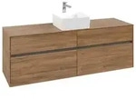 Villeroy und Boch Collaro Waschtischunterschrank C04900RH 160x54,8x50cm, Waschtisch