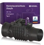 Kessel Staufix R&uuml;ckstauverschluss 730150 DN 150, mit 2 Kunststoffklappen,