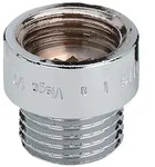Viega Hahnverl&auml;ngerung 447205 3526, in G1/2 x 40mm Rotguss verchromt