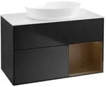Villeroy und Boch Finion Waschtischunterschrank GA21GNPD 100cm, Abdeckplatte...
