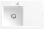 Villeroy und Boch Subway Style 45 Einbausp&uuml;le 334802RW links, mit Ablaufgarnitur,
