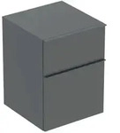 Geberit iCon Seitenschrank 502315JK1 45x60x47,6cm, 2 Schubladen, lava matt/lava matt