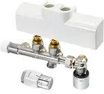 Oventrop Multiblock T-RTL Anschlussset 1184188 wei&szlig;, f&uuml;r Multiblock T-RTL/Uni SH,