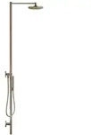 hansgrohe Axor Starck Duschs&auml;ule 12670140 mit Kopfbrause, Handbrause, brushed bronze