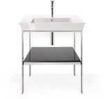 Duravit White Tulip Waschtisch-Konsole WT45400H1H1 68,4 x 45 cm, Graphit...